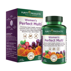 Purity Products Women's Perfect Multi bottle ready for daily wellness and urinary support.