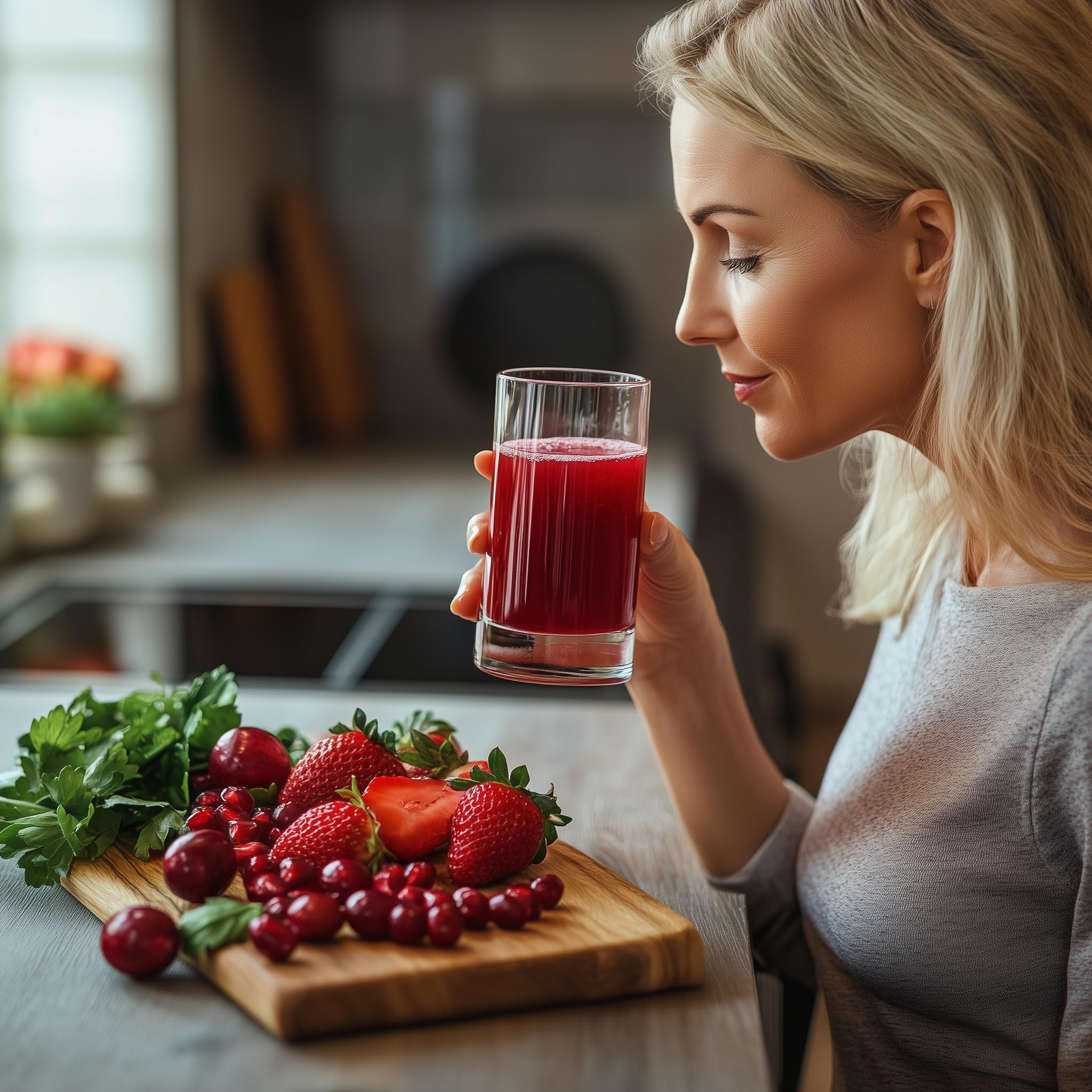 Purity Red Biome spoonful highlights 4g organic fiber per serving.