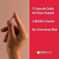 purmeo Tinnitus Relief bottle ready-to-use promotes simple daily use