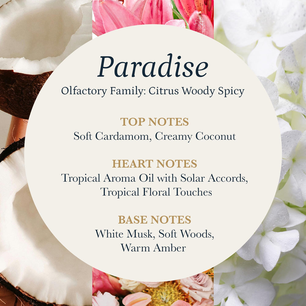 PuroSentido Paradise Tropical aroma oil in a hotel lobby ambiance