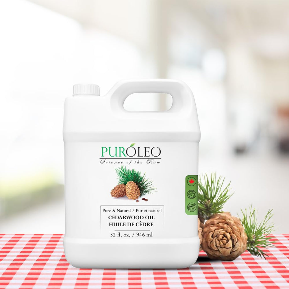 PURÓLEO Cedarwood Oil cleaning use for natural surfaces.