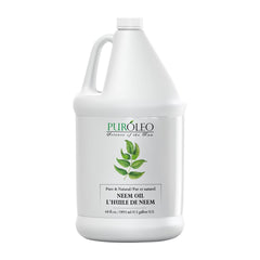 Puroleo Neem Oil bottle offers natural moisture for dry skin.