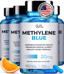 PureNutra Ultimate Methylene Blue Capsule bottle suggesting focused mental clarity potential.