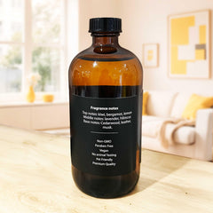 PuroSentido fragrance bottle with lavender and mint hints for calming spaces