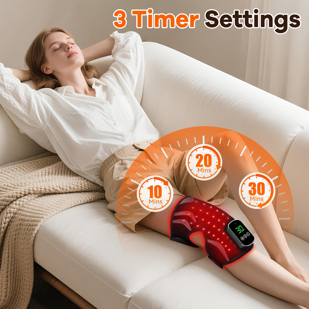 Puroth five-level red light intensity options cater to different comfort preferences.