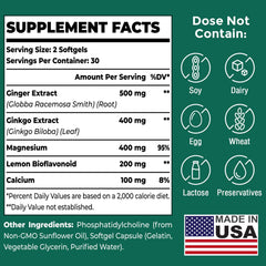 Purpacea USA manufactured softgels packaging conveys quality and careful sourcing