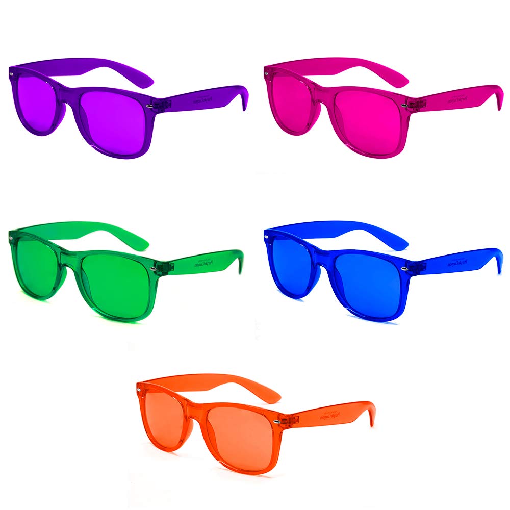 Purple Canyon color therapy glasses with color matching tints for different tasks