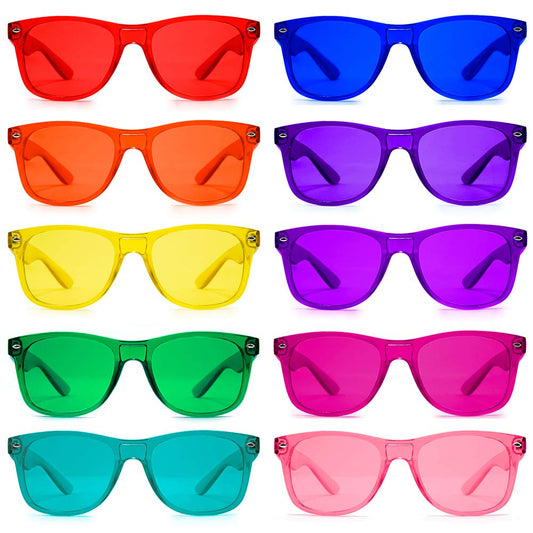 Purple Canyon color therapy glasses with colored frames for mood variation and style