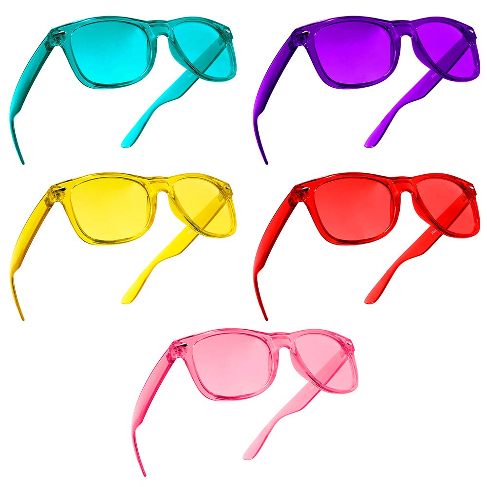 Purple Canyon color therapy glasses pack of 10 for versatile color options