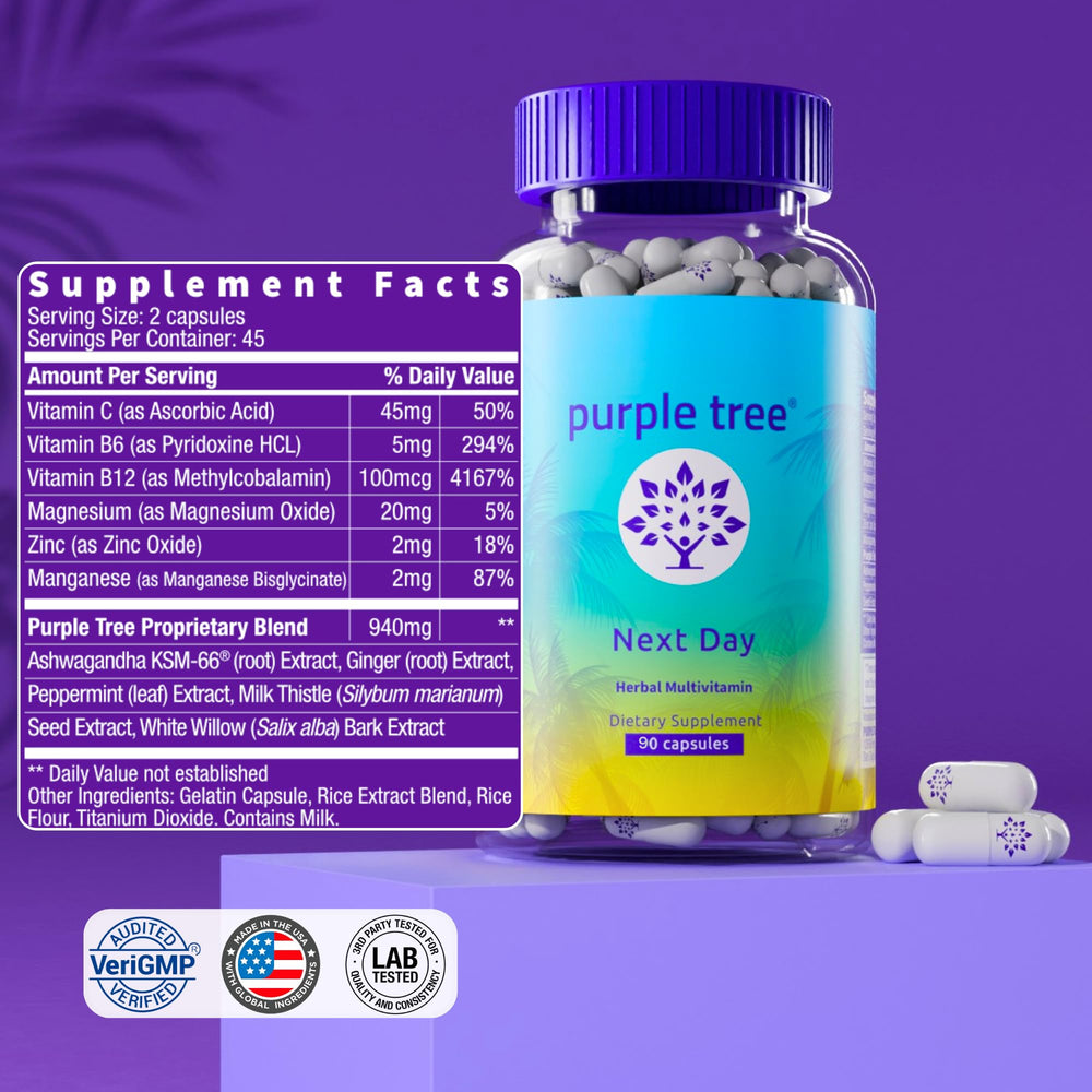 Purple Tree Next Day travel pack ideal for post-event mornings.