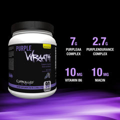 Purple Wraath bottle pour demonstrates quick mix during training.
