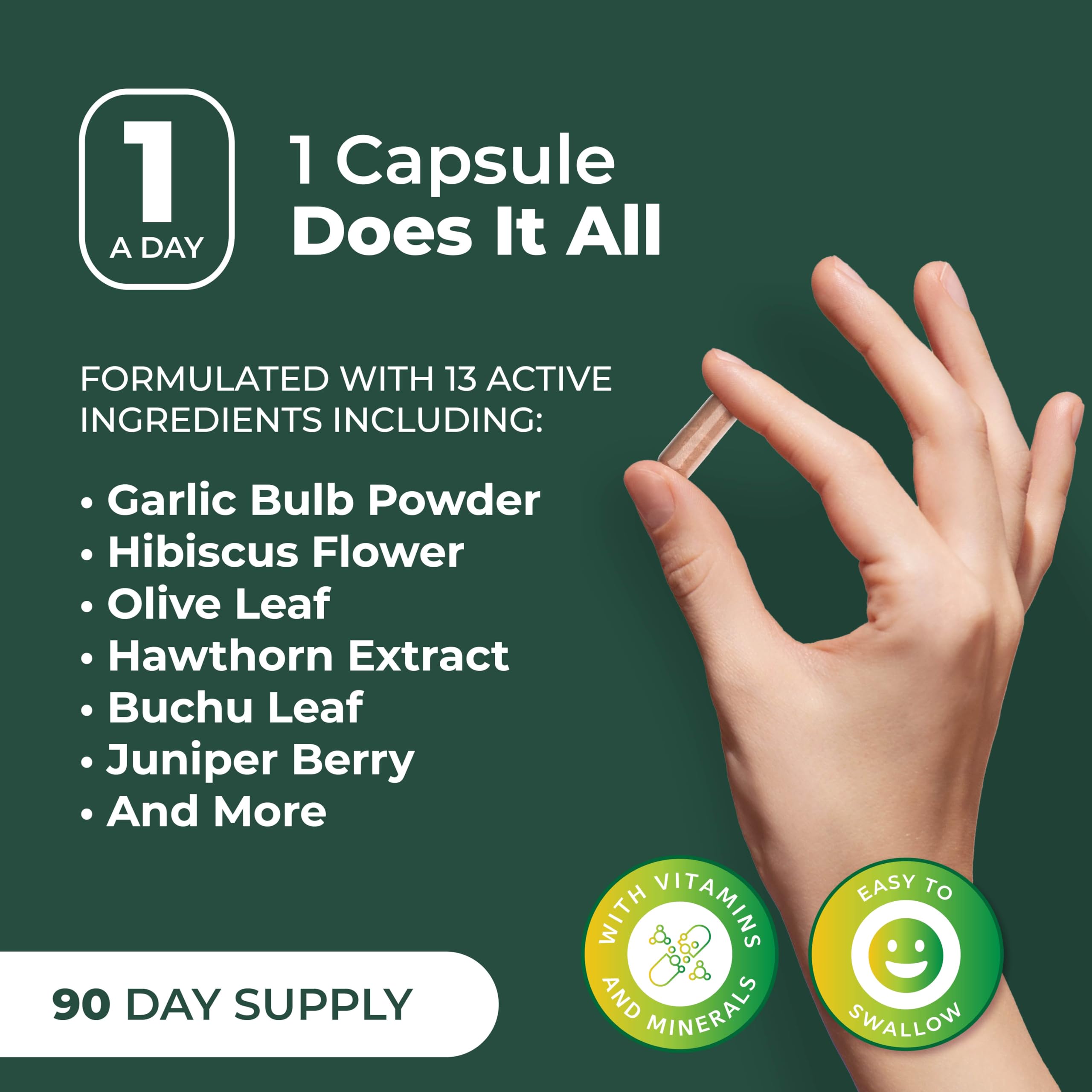 PurPremium Olive leaf and green tea blend signifying upgraded formula
