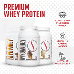 Purus Labs MyoWhey post-workout shake ready after training