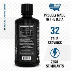 NOXygen Black close-up label showing transparent formula and hydration focus