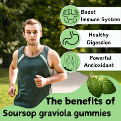 Putaojun Soursop Gummies apple flavor offers a tasty, convenient health snack.