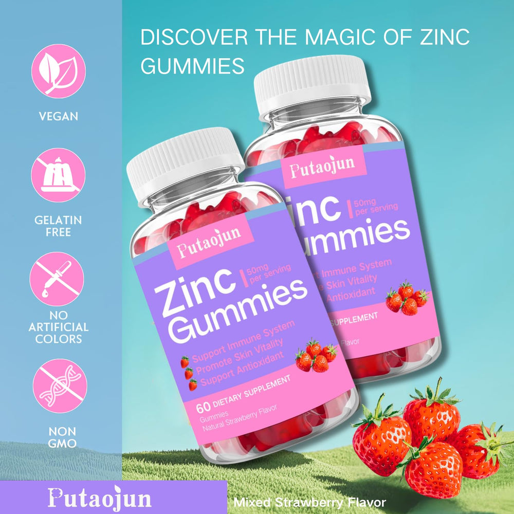 Putaojun Zinc Gummies non-GMO purity signals trusted, safe supplementation