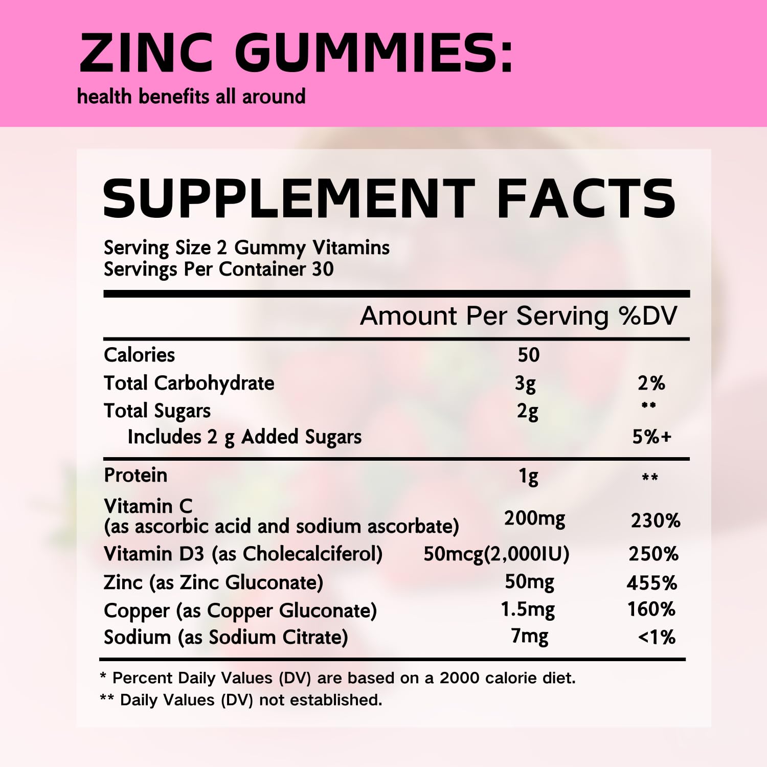 Putaojun Zinc Gummies vegan ingredients highlight ethical, dairy-free nutrition