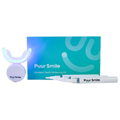 Puur Smile LED mouth tray in action for at-home whitening
