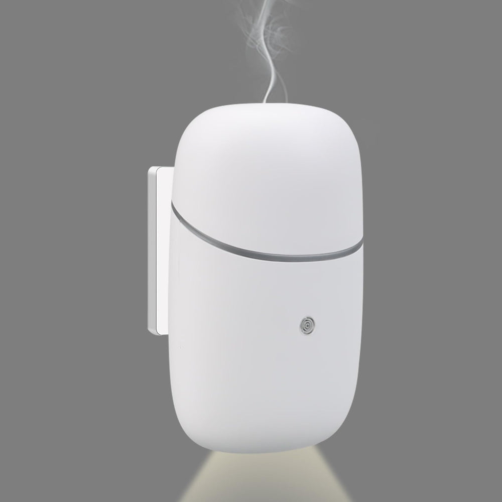 Pvowekia waterless diffuser wall-mounted for a clutter-free living space.