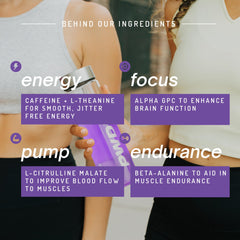 PWDRS powder dissolving in water for quick endurance support.