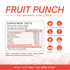 PWDRS Pre-Workout in gym scene ready for focused training