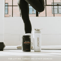 PWDRS ready shake reveals flavorful pre-workout experience for workouts.