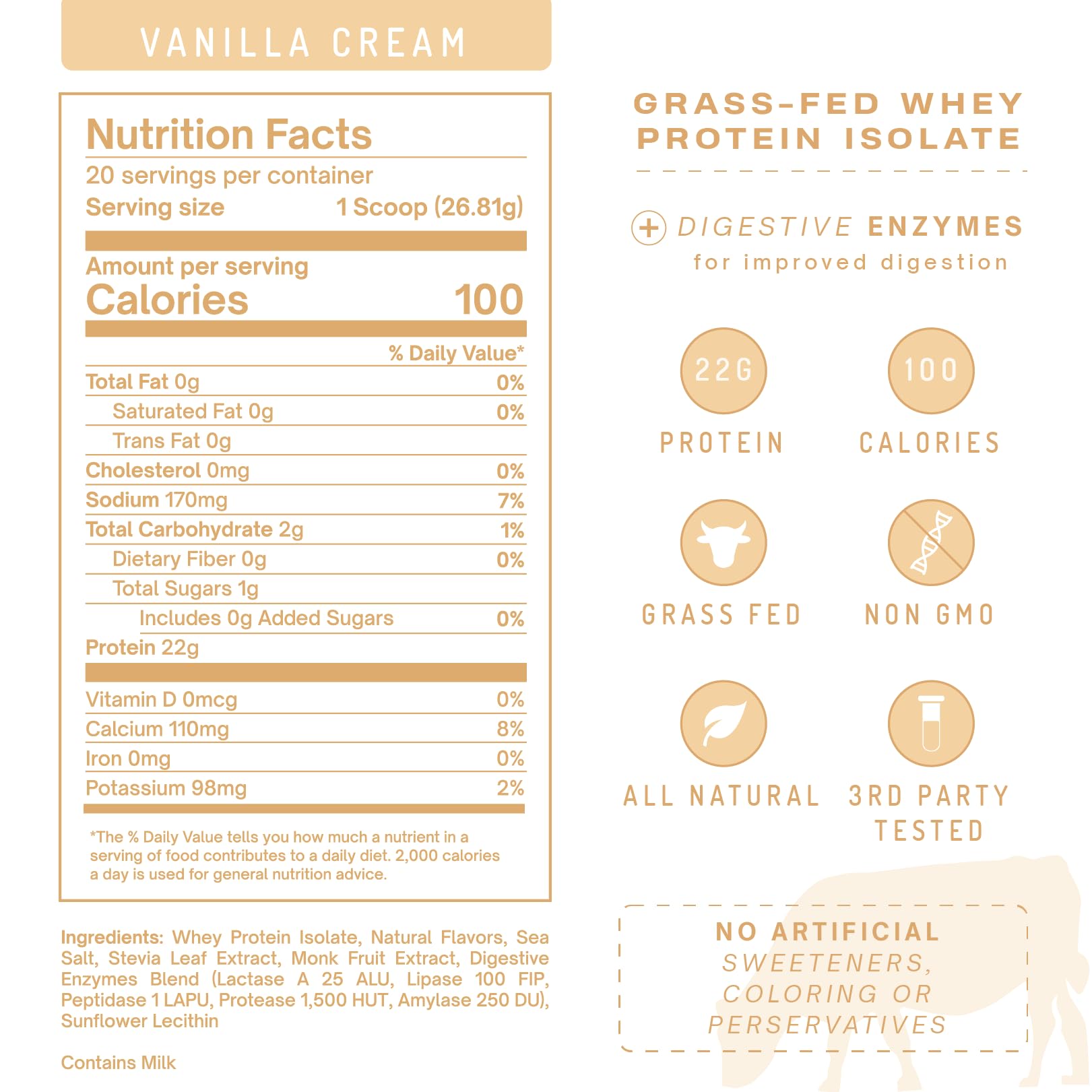 PWDRS Protein Powder Vanilla Cream glass with shake shows a versatile post-workout option