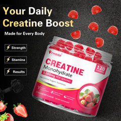 PWERD vegan sugarfree creatine gummies suitable for vegan athletes.