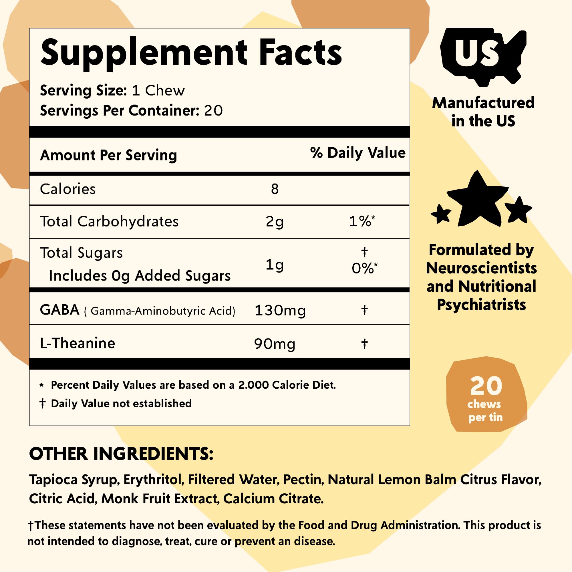 PYM Health Citrus Mood Chews bottle—portable mood support for on-the-go moments.