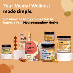 PYM Mood Magnesium vegan non-GMO gluten-free icons for health-conscious users