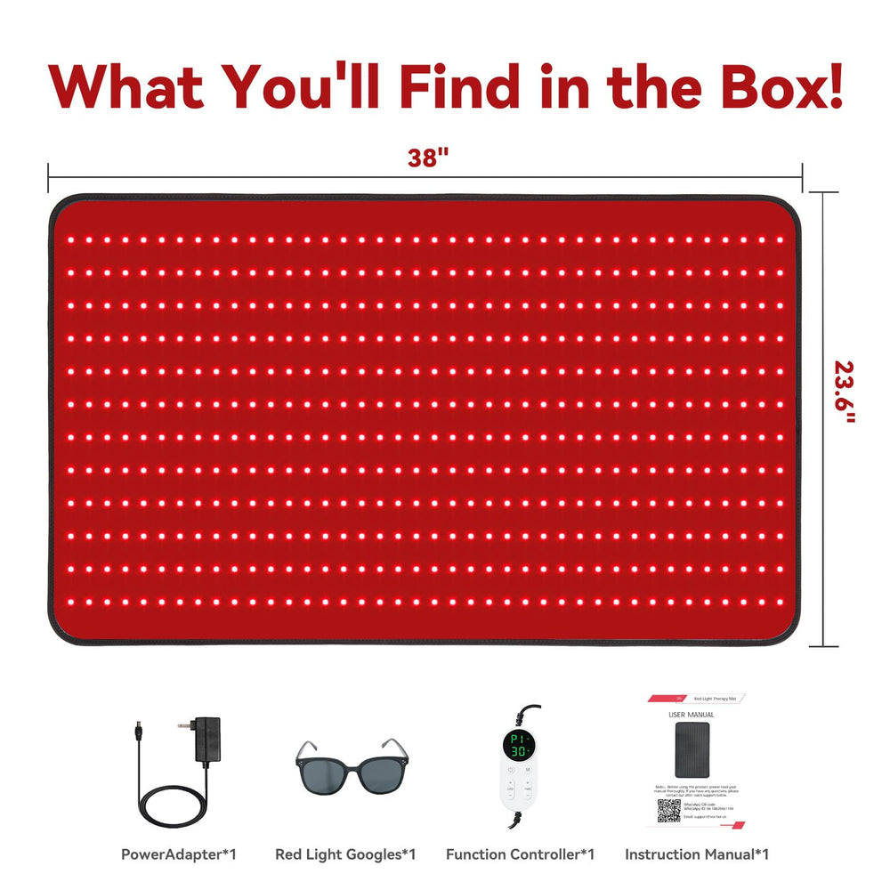 PZJDSR full-body pad measures 39.4 by 23.6 inches for broad coverage.