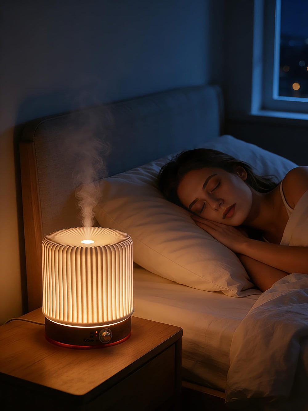 QCYBDGLOV diffuser providing warm fragrance diffusion for living spaces