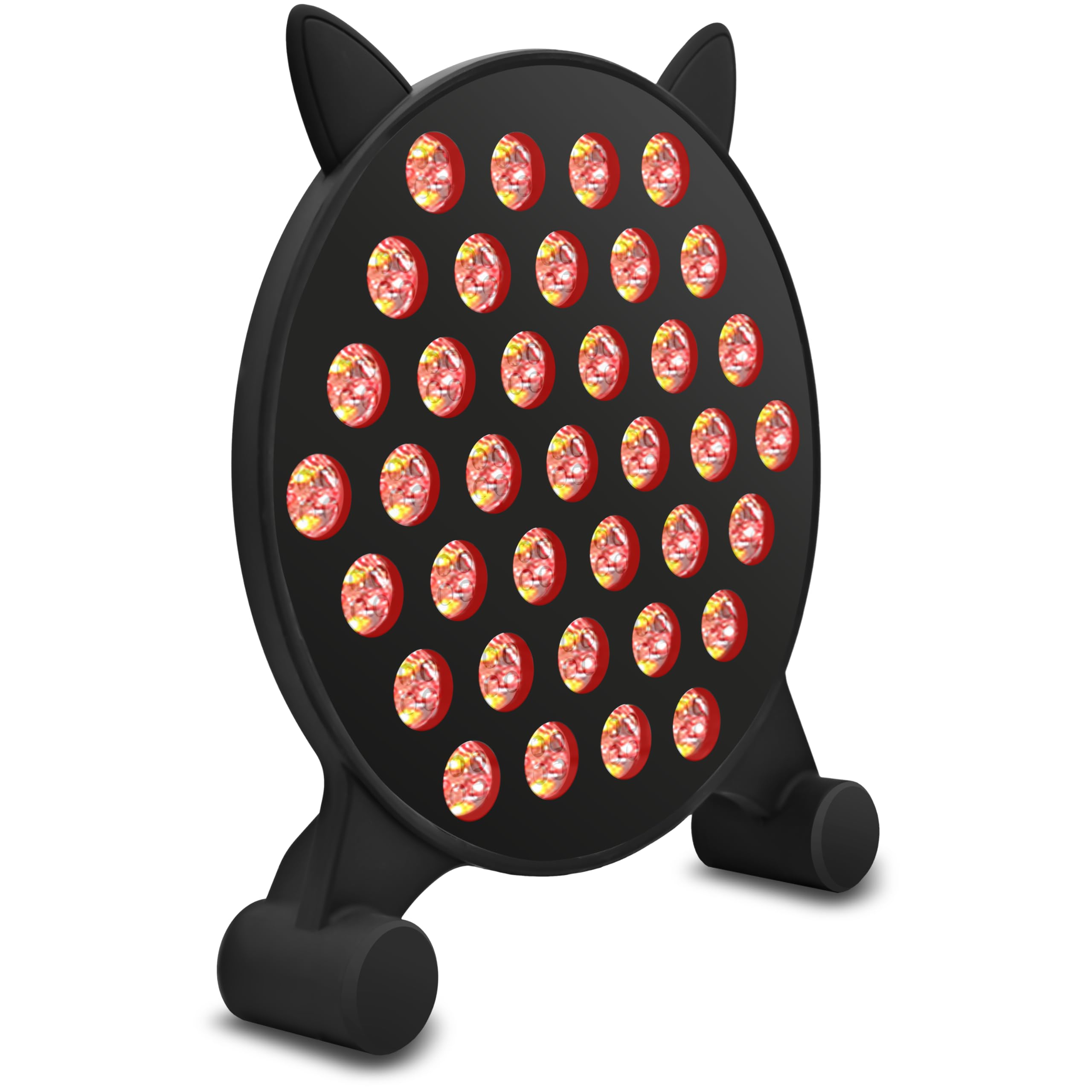 QEMAUUA Cat-Face Red Light Lamp front view for easy at-home sessions