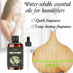 Qiapu essential oil in diffuser for calming ambience and fresh fragrance.