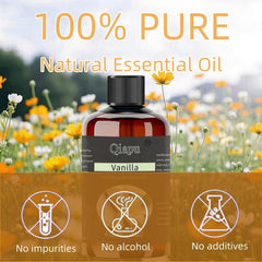 Qiapu oil helps create a calm workspace using a diffuser.