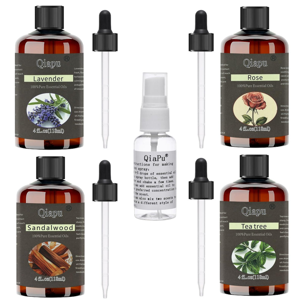 Qiapu pure natural aromatherapy oil dropper bottle for diffuser use.