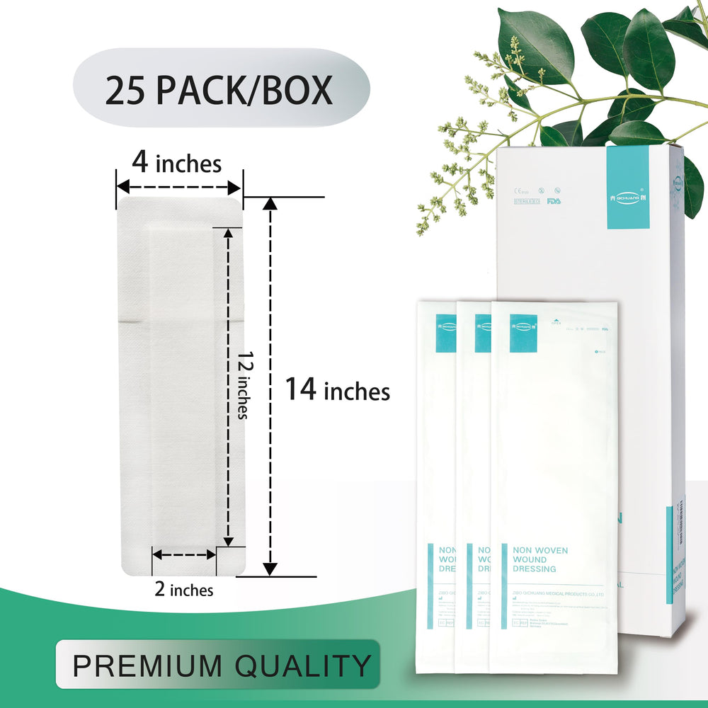 QICHUANG individually packaged 4x14 inches dressing for quick access