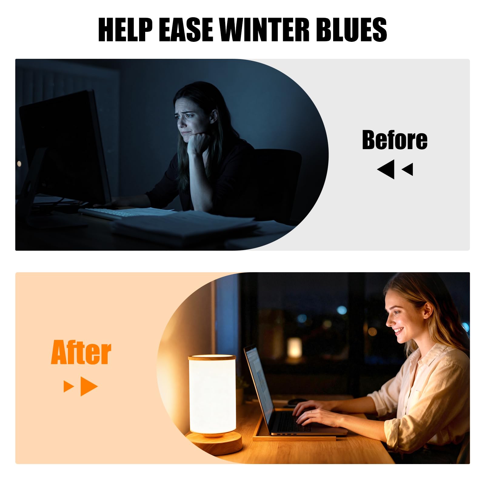 Qiuxunies light therapy lamp delivers 10000 lux UV-free daylight