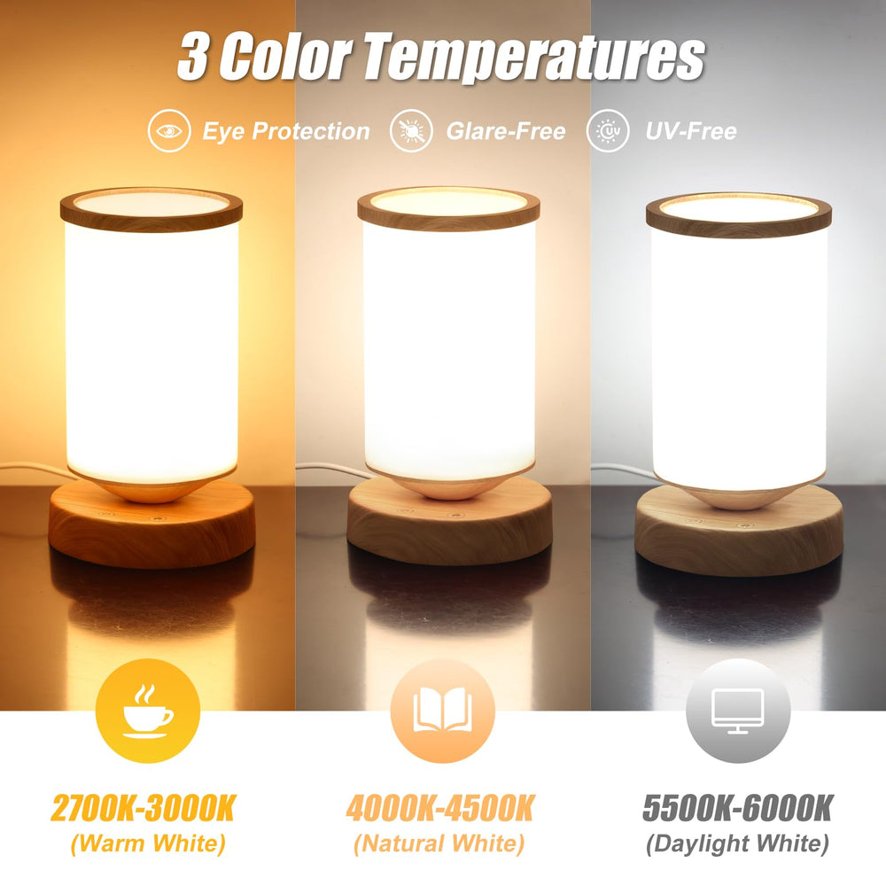 Qiuxunies lamp offers three temperatures for tasks and mood