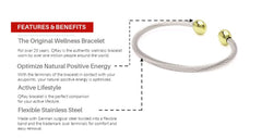 QRAY Combo Deluxe bracelet on golf setup showing potential focus during play