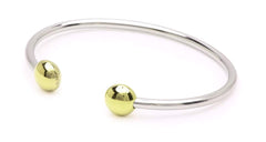 QRAY Combo Standard Steel Golf Bracelet on wrist for an active lifestyle.