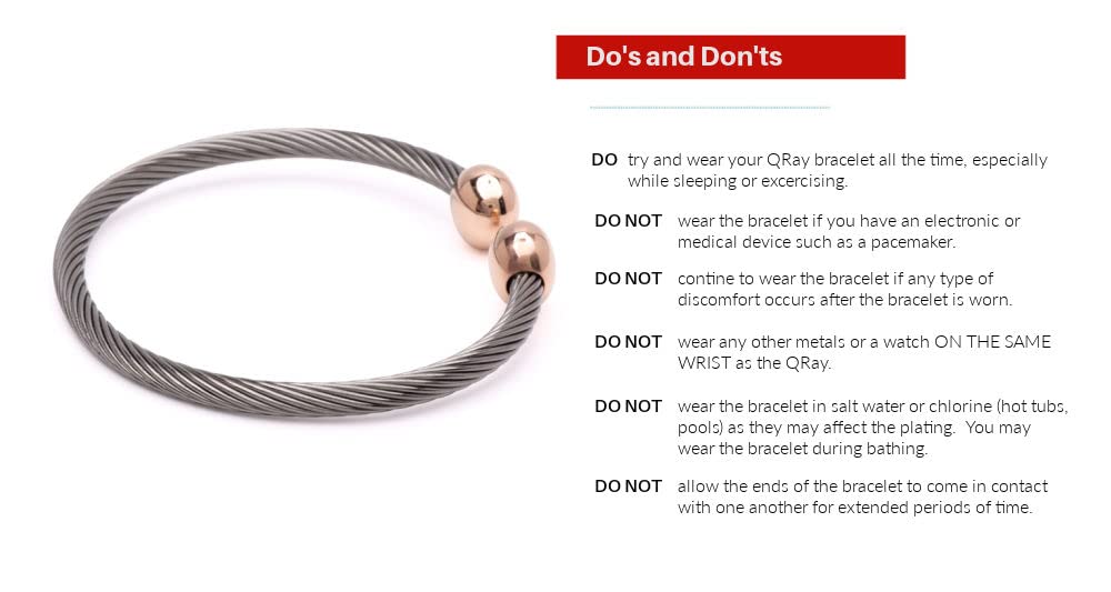 QRAY Rose Gold Deluxe bracelet daily wear versatility