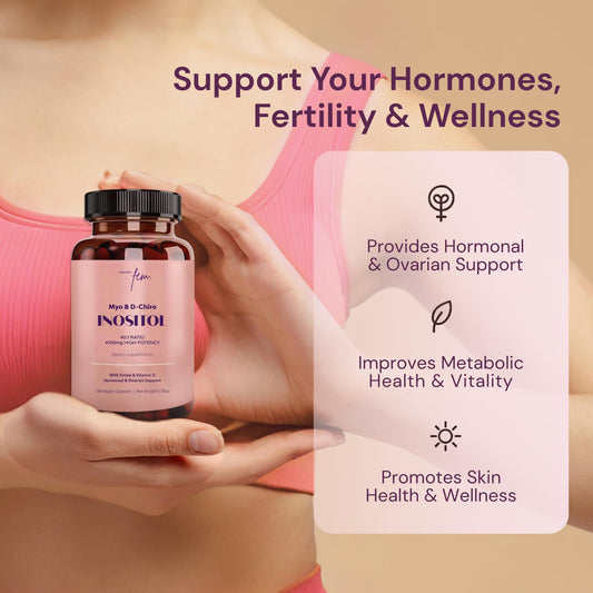 QSTA Myo-Inositol 40:1 capsules close-up highlights balanced dosage