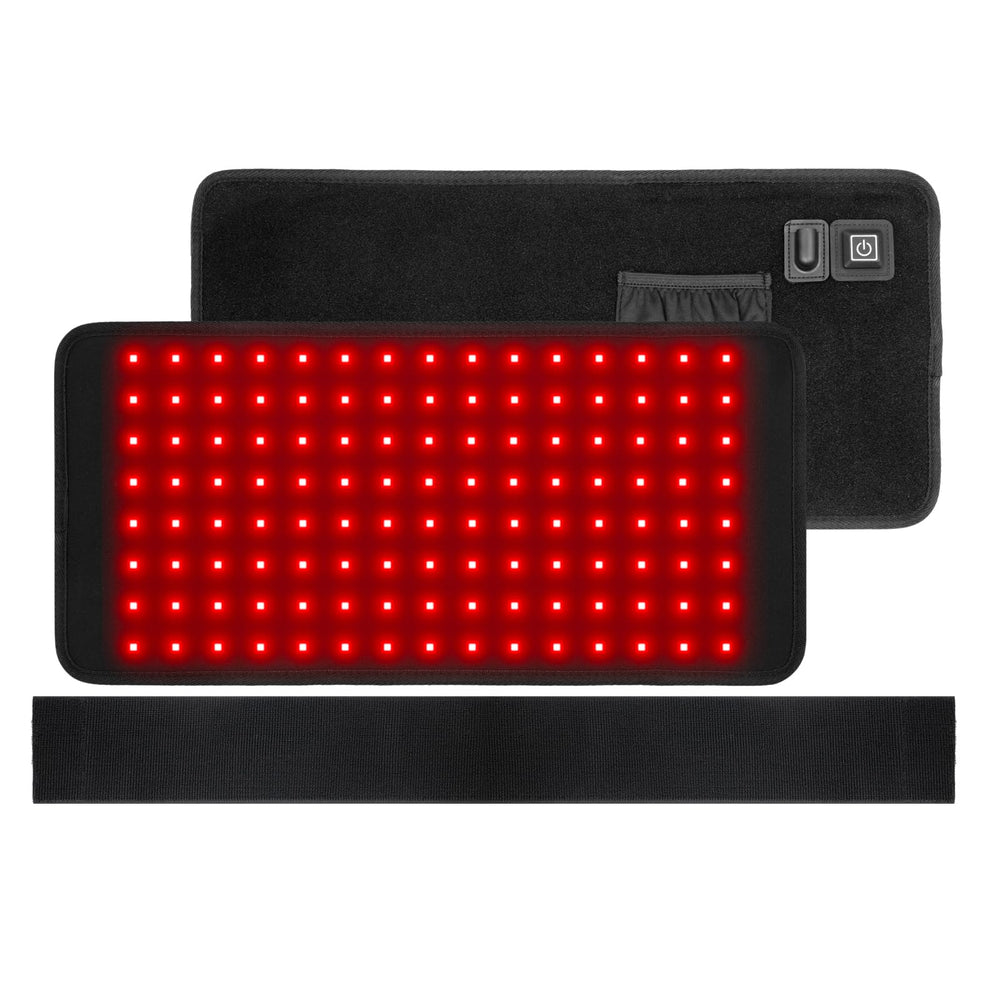 Qtyspdct red light therapy belt on back area for broad relaxation benefits