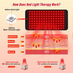 Qtyspdct red light therapy belt over the knee for deep light reach