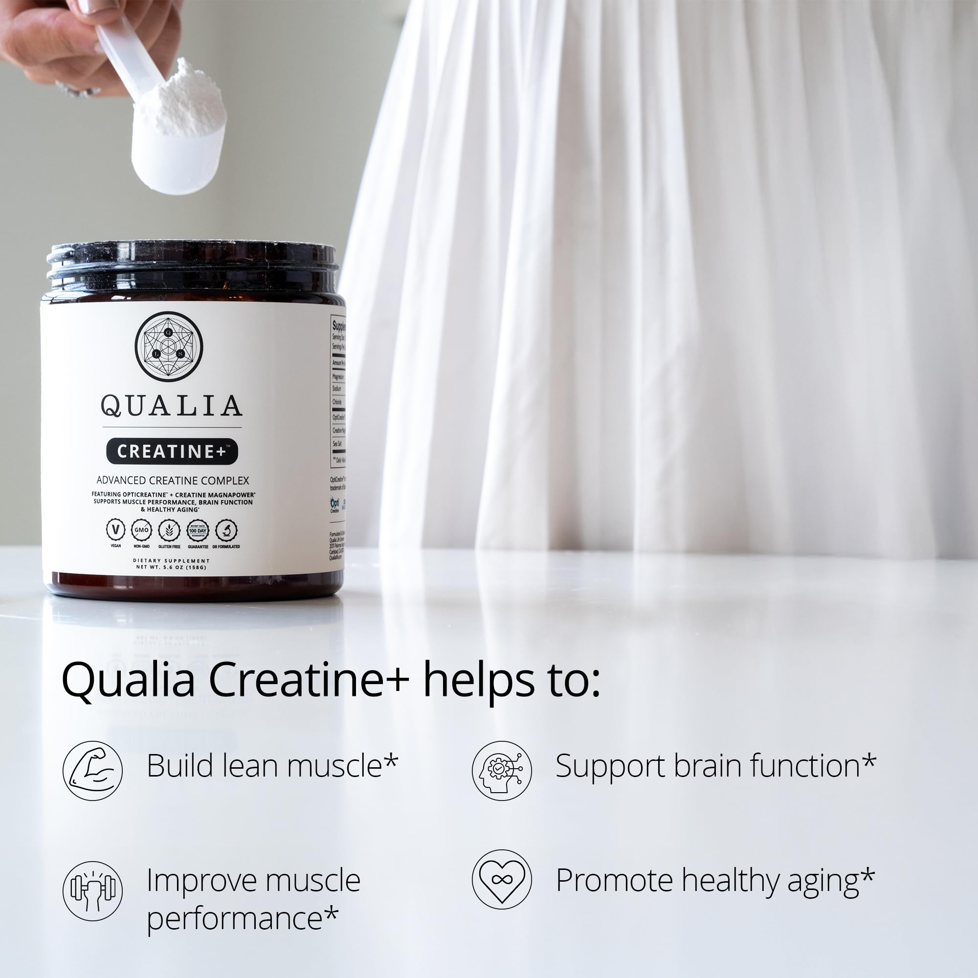Qualia Creatine Sea-Salt-Ions-Transport demonstrates electrolyte support for uptake.