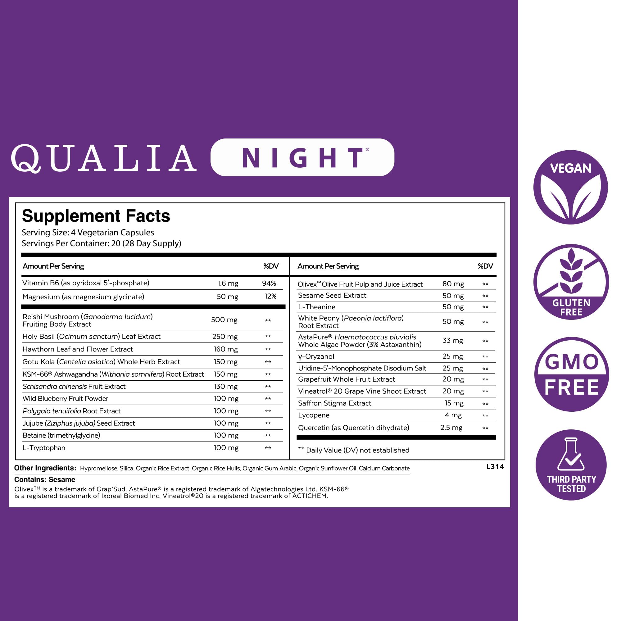 Qualia Mind 2.0 serving scoop, easy daily dosing.