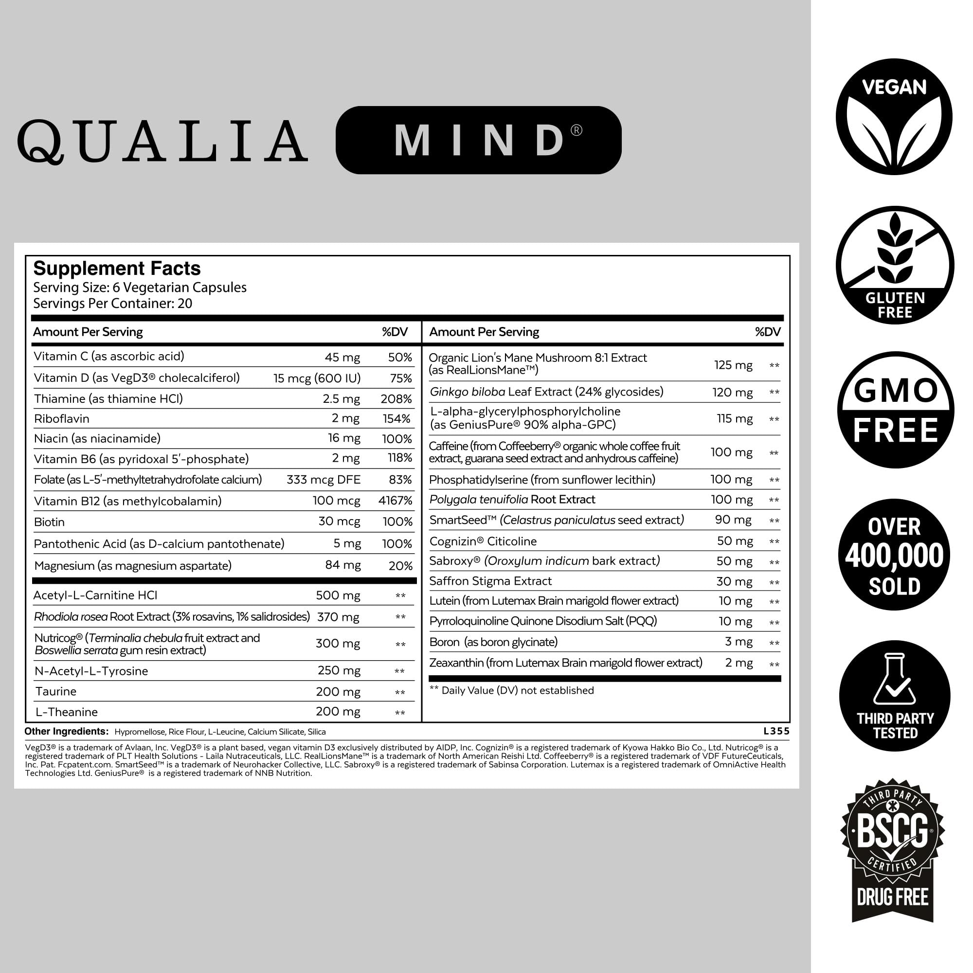 Qualia Mind desk setup with notebook for productive study or work sessions