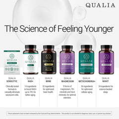 Qualia NAD daily dose scoop illustrating easy daily use