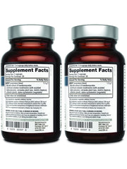 Quality of Life AHCC Kinoko Platinum label close-up shows 750 mg potency for daily use.